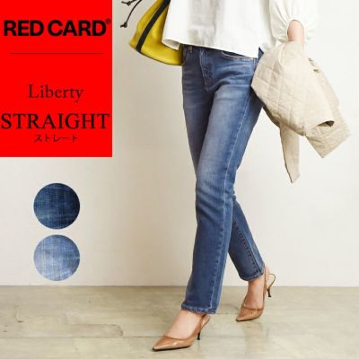 レッドカード REDCARD Liberty リバティ ストレートデニムパンツ ...