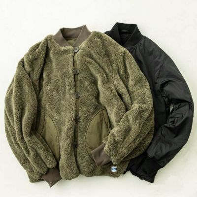 【ARMY TWILL/アーミーツイル】リバーシブルボアライナーブルゾン・AM-22AW4010