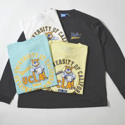 【ANTI BALLISTIC/アンティバルリスティック】UCLAサークルロゴ バック刺繍デザインロンＴ・231AN1LT001