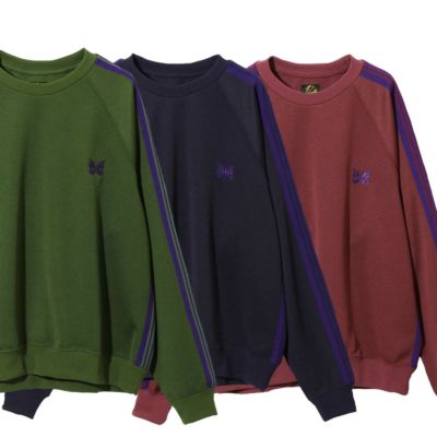 【NEEDLES/ニードルズ】TRACK CREW NECK SHIRT - POLY SMOOTH・NS245(M・Lサイズ)