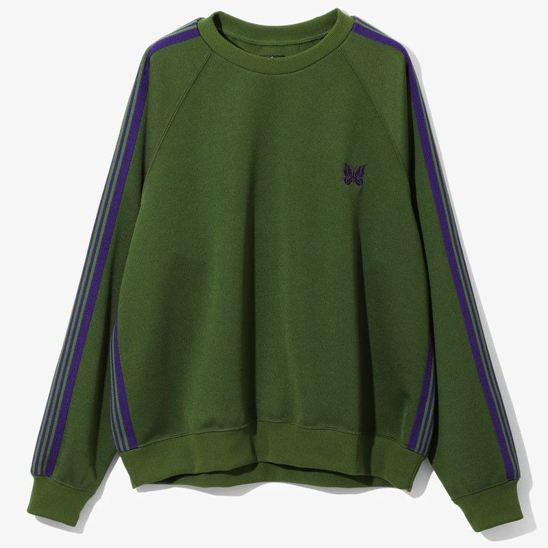 NEEDLES/ニードルズ】TRACK CREW NECK SHIRT - POLY SMOOTH・NS245(M  