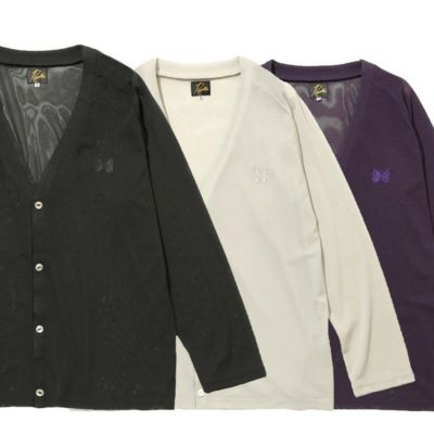 【NEEDLES/ニードルズ】V NECK CARDIGAN - POLY MESH・NS265(XS・Sサイズ)