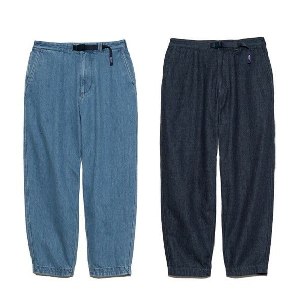 パープルレーベル デニムワイドテーパードパンツNT5357N 34 THE NORTH FACE PURPLE LABEL Denim Wide Tapered Field Pants Indigo