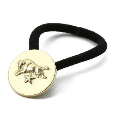 【IL BISONTE/イルビゾンテ】ROUND SHAPED HAIR TIE・5402300597