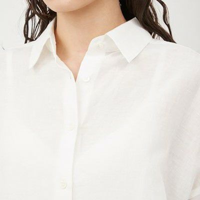 Mila Owenミラオーウェン 新品　フレンチリネンオーバーテールシャツ Mila Owen/ミラオーウェン】フレンチリネンオーバーテールシャツ