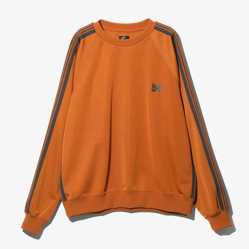 トップス Needles TrackCrewNeckShirt 22aw sizeL NEEDLES/ニードルズ】TRACK CREW NECK SHIRT - POLY SMOOTH