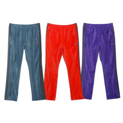【NEEDLES/ニードルズ】NARROW TRACK PANT - C/PE VELOUR・NS253(S・M・Lサイズ)