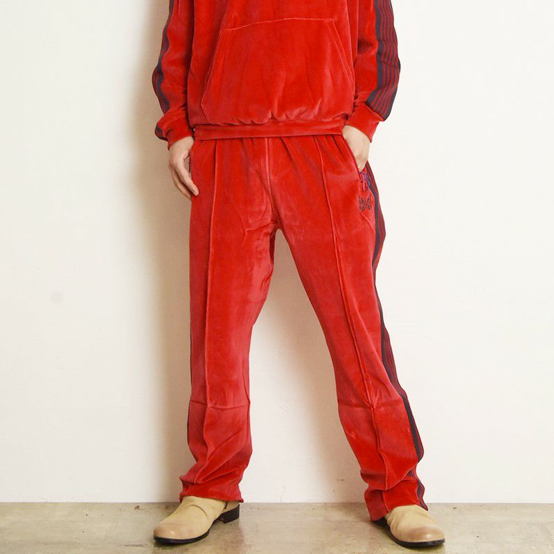 NEEDLES/ニードルズ】NARROW TRACK PANT - C/PE VELOUR・NS253(S・M・L