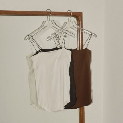 【TODAYFUL/トゥデイフル】CUPIN FLATSEAM CAMISOLE・12410616