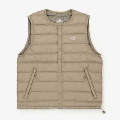 【DANTON/ダントン】MEN'S CREWNECK INNER DOWN VEST・DT-A0026NNF