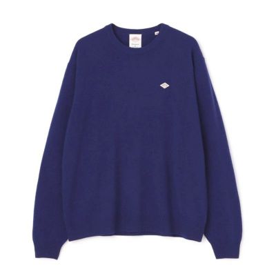 【DANTON/ダントン】MEN'S LAMBSWOOL CREW NECK KNIT PULLOVER・DT-D0028LMW