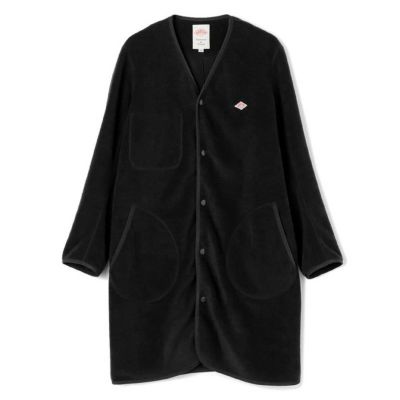 【DANTON/ダントン】WOMEN'S FLEECE COLLARLESS COAT・JD-8992