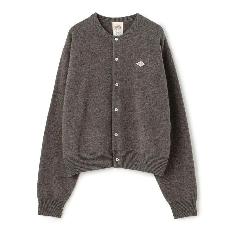 DANTON】 ウールカーディガン ベージュ 36 Danton（ダントン