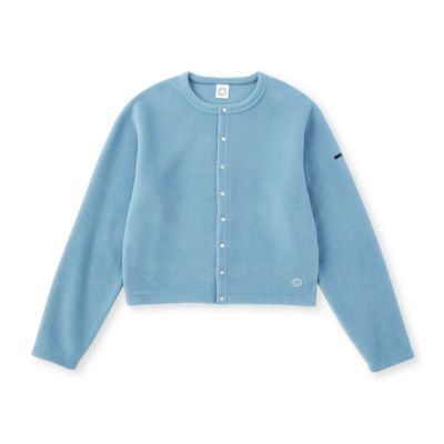 【ORCIVAL/オーシバル】WOMEN'S FLEECE CREW NECK CARDIGAN・OR-C0378EFC