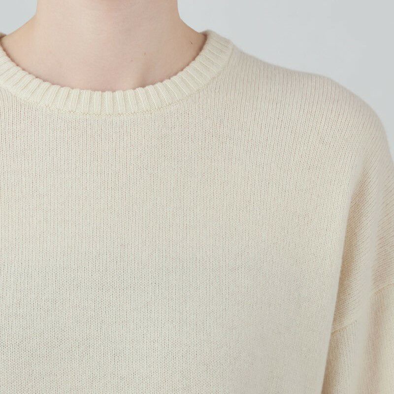 MACPHEE/マカフィーNZ LAMBS 9G クルーネックプルオーバー