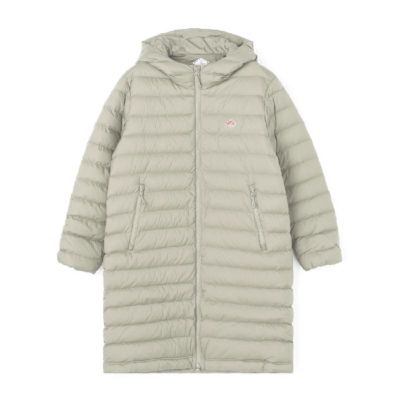 【DANTON/ダントン】WOMEN'S NYLON TAFFETA MIDDLE DOWN HOODED COAT・DT-A0566 NRP