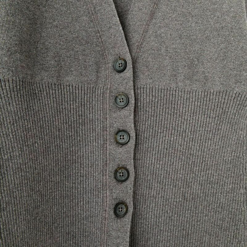 TODAYFUL◇カーディガン(厚手)/36/ウール/GRY/無地