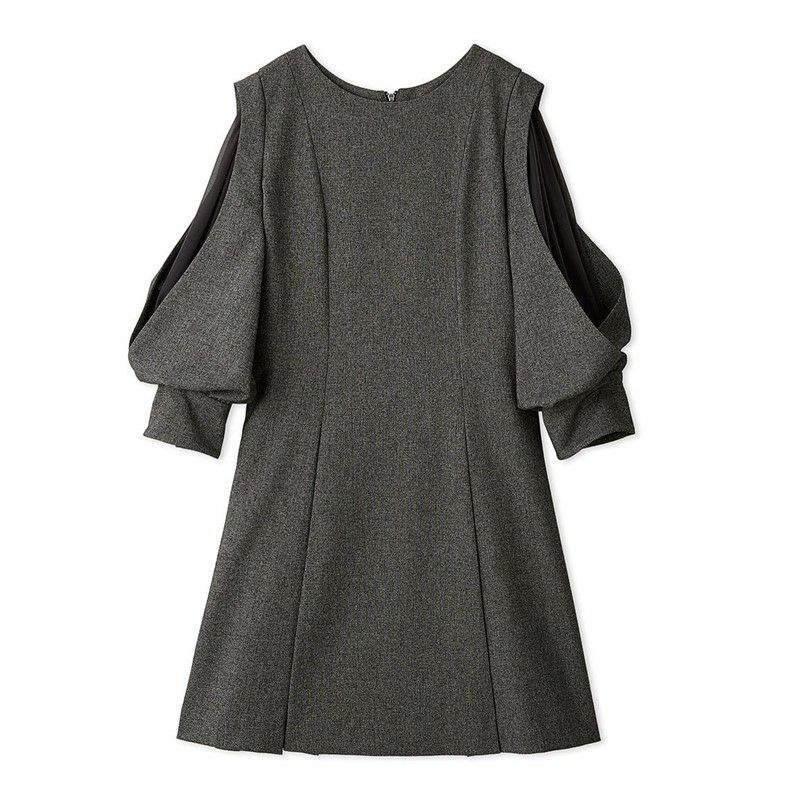 SNIDEL/スナイデル】シアーショルダーミニワンピース・SWFO245062