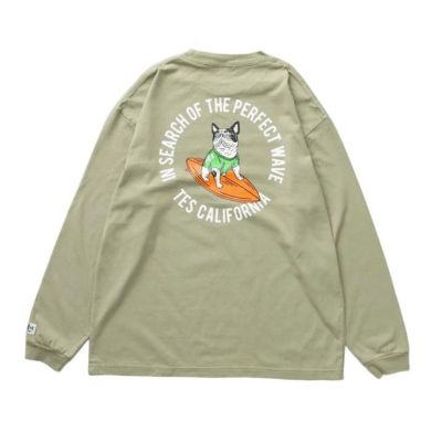 【TES/テス】CIRCLE LOGO LONG SLEEVE T-SHIRT・FH-25374316