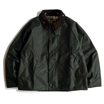 【Barbour/バブアー】TRANSPORT/トランスポート　ワックスコットンショートブルゾン・MWX1678