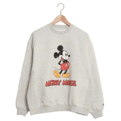 【ANTI BALLISTIC/アンティバルリスティック】MICKEY MOUSEプリント裏起毛スウェット・244AN2TR032