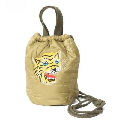 【HOUSTON/ヒューストン】EMB QUILTING EFECT BAG (TIGER) ・6844