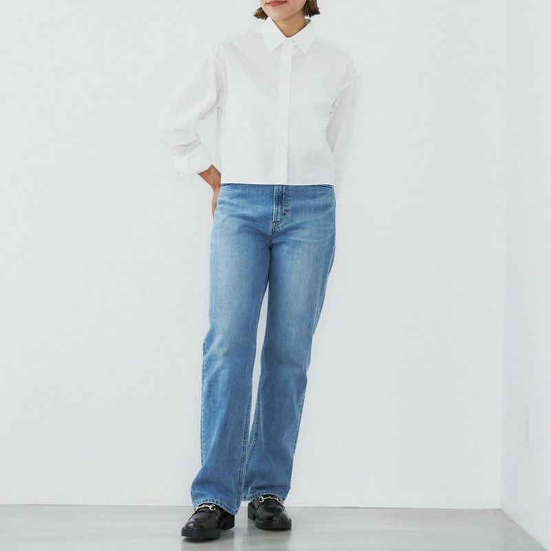 YANUK ヤヌーク LEA レア ストレート 57111231 W24 美品 YANUK Lea (24) ヤヌーク レア ストレート 57111231 サックスカラー