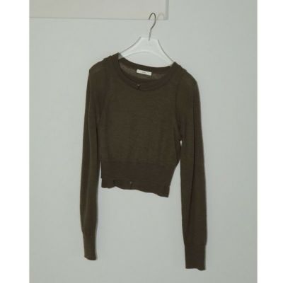 【anuke/アンヌーク】Layered Mohair Knit(レイヤードモヘヤニット)・62510509