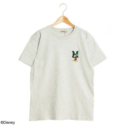 【ANTI BALLISTIC/アンティバルリスティック】ワンポイントミッキーマウス刺繍Tシャツ・252AN2ST338