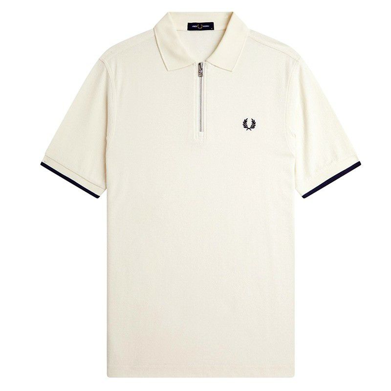 FRED PERRY ポロシャツ M9886 半袖 ハーフジップ icefield_frp-m9886