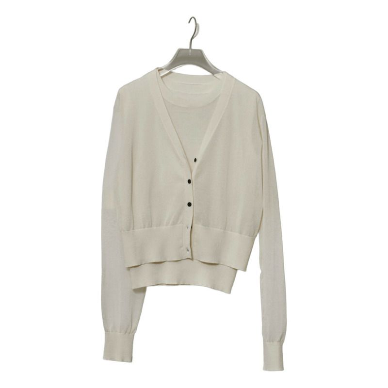 TODAYFUL 2setシアーニットカーディガン 新品未使用タグ付き TODAYFUL/トゥデイフル】2set Sheer Knit/シアーニット