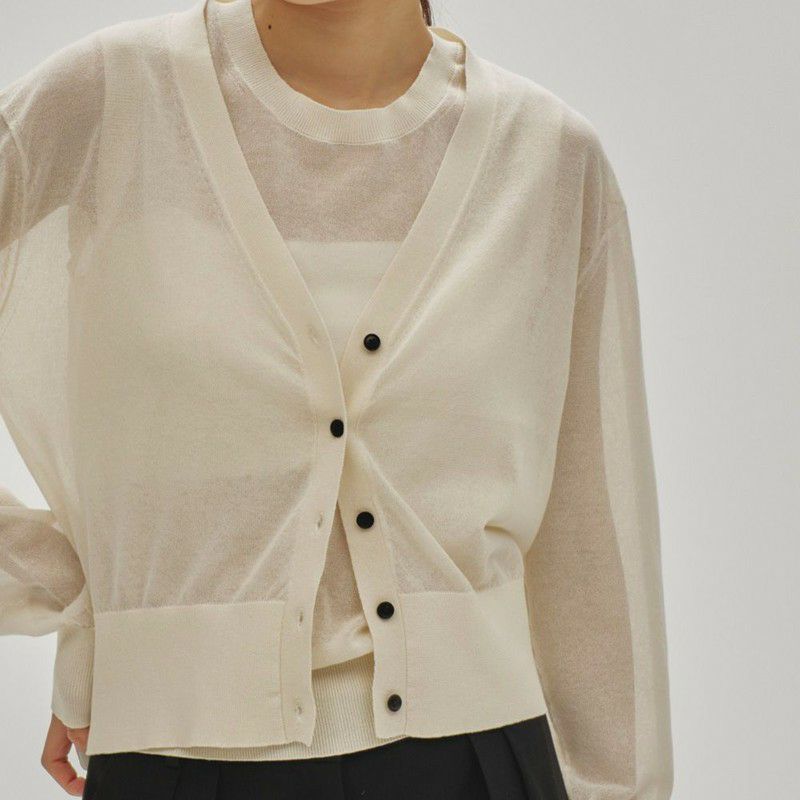 TODAYFUL/トゥデイフル】ウィメンズ 2set Sheer Knit(2セット