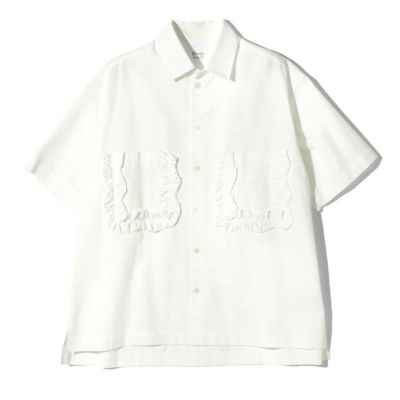 【RhodolirioN/ロドリリオン】ウィメンズ Frill Pocket Shirt(フリルポケットTシャツ)・QT1017