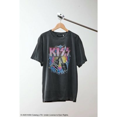 【GOOD ROCK SPEED/グッドロックスピード】メンズ KISS|キッス ART T-SHIRT(アートTシャツ)(L・XLサイズ)・25KIS002W