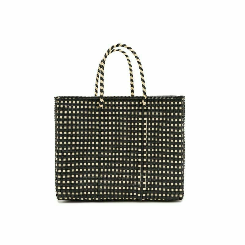 Letra MERCADO BAG ブラック/ホワイト MERCADO BAG - ROMBO - Black / White (S) | Letra｜レトラ公式通販