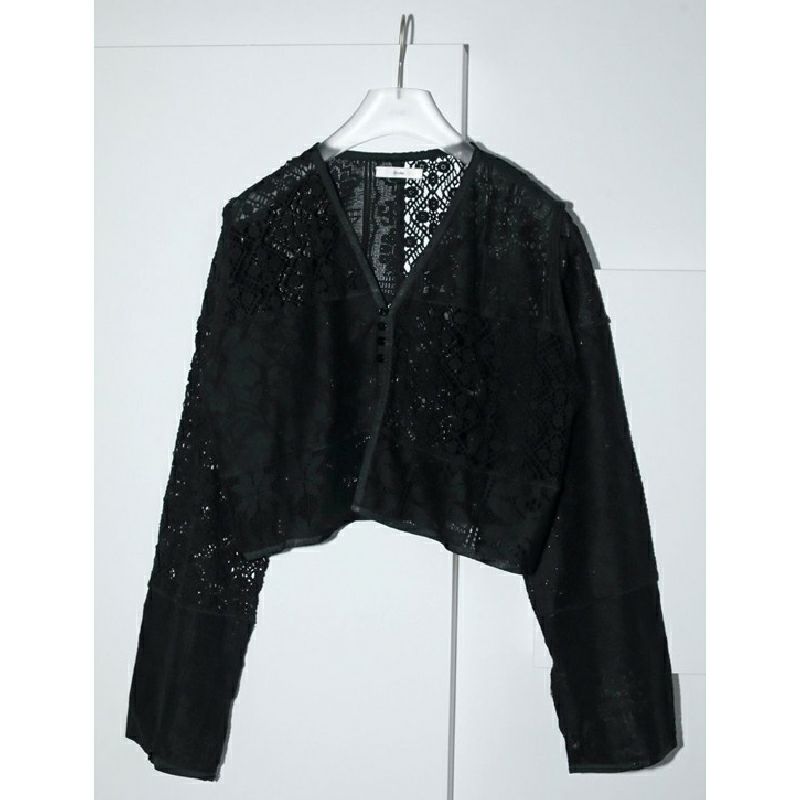 anuke/アンヌーク】ウィメンズ Patchwork Lace Cardigan(パッチ