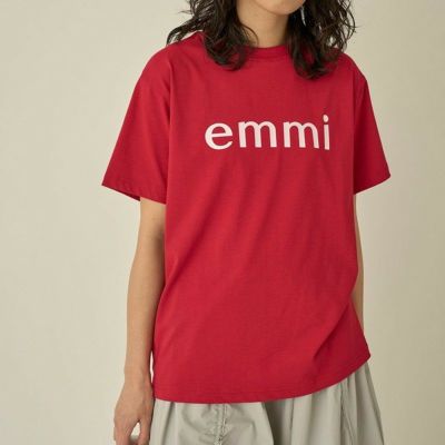 【emmi/エミ】ウィメンズ 10th eco emmiロゴTシャツ・13WCT251061