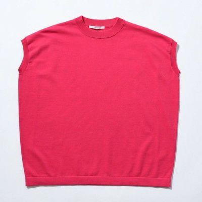 【JOHNBULL/ジョンブル】ドライコットンノースリーブニット