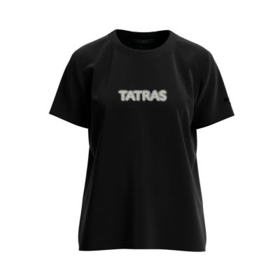【TATRAS/タトラス】ANDEZ(アンデス トップス)|スプレープリント風ロゴプリントTシャツ・LTKE25S8038-M