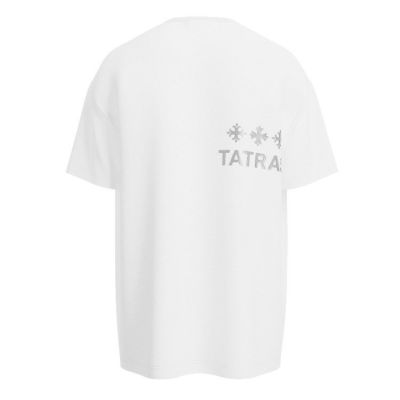 【TATRAS/タトラス】NUNKI(ヌンキ トップス)|バックサイドシルバー刺繍ロゴTシャツ・MTAT25S8193-M