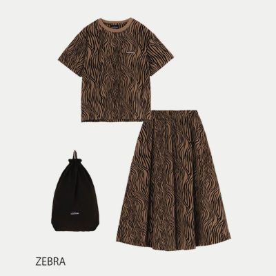 【THOUSAND MILE/サウザンドマイル】SHORT SLEEVE T-SHIRT&SKIRT SET(半袖Tシャツ・スカートセット)・TM251QP00032