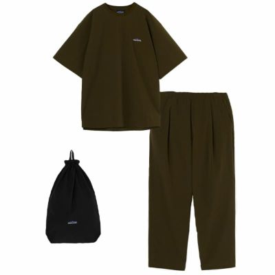 【THOUSAND MILE/サウザンドマイル】SHORT SLEEVE T-SHIRT&LONG PANTS SET(半袖Tシャツ・パンツセット)・TM251NP00011