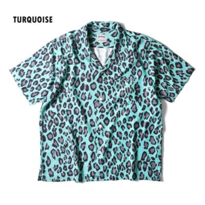 【HOUSTON/ヒューストン】ALOHA SHIRT-LEOPARD(アロハシャツ-レオパード柄)・41195