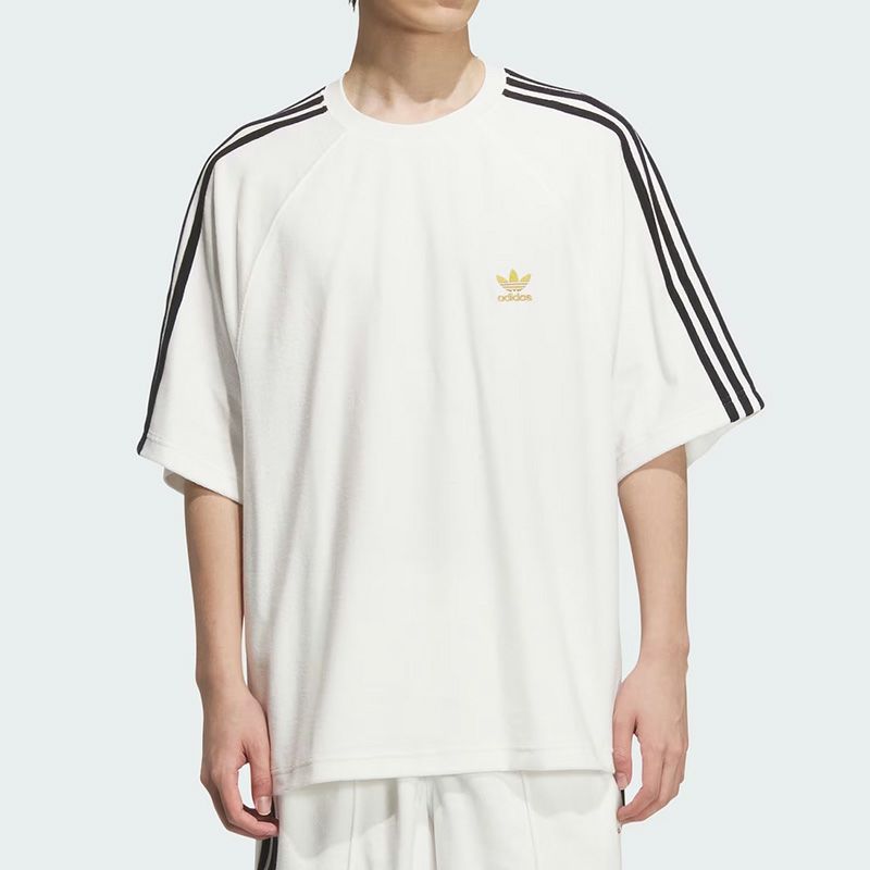 アディダス　半袖　S セール】adidas/アディダス 半袖Tee/半袖Tシャツ/無地Tee 刺繍