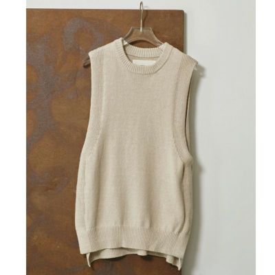 【TODAYFUL/トゥデイフル】Cottonlinen Knit Vest(コットンリネンニットベスト)・12510512