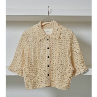 【TODAYFUL/トゥデイフル】Lace Knit Shirts(レースニットシャツ)・12510516